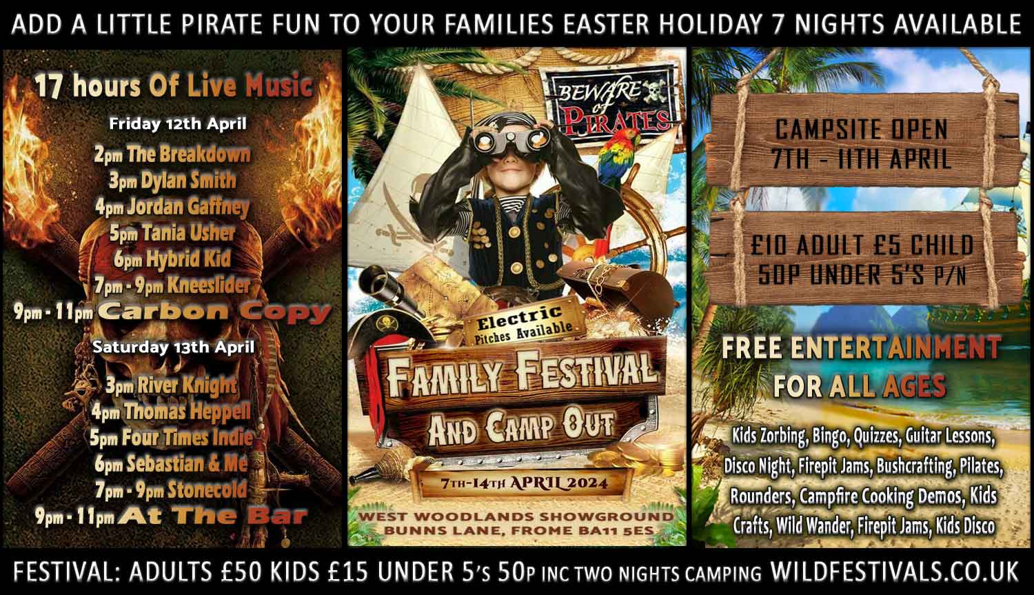 Dormerset 2024 Family Music Festivals
