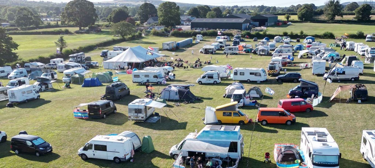 Wild Fest camping space and campsite facilities