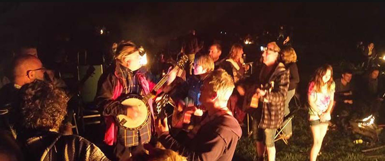 Big bonfires at Ashlyns farm